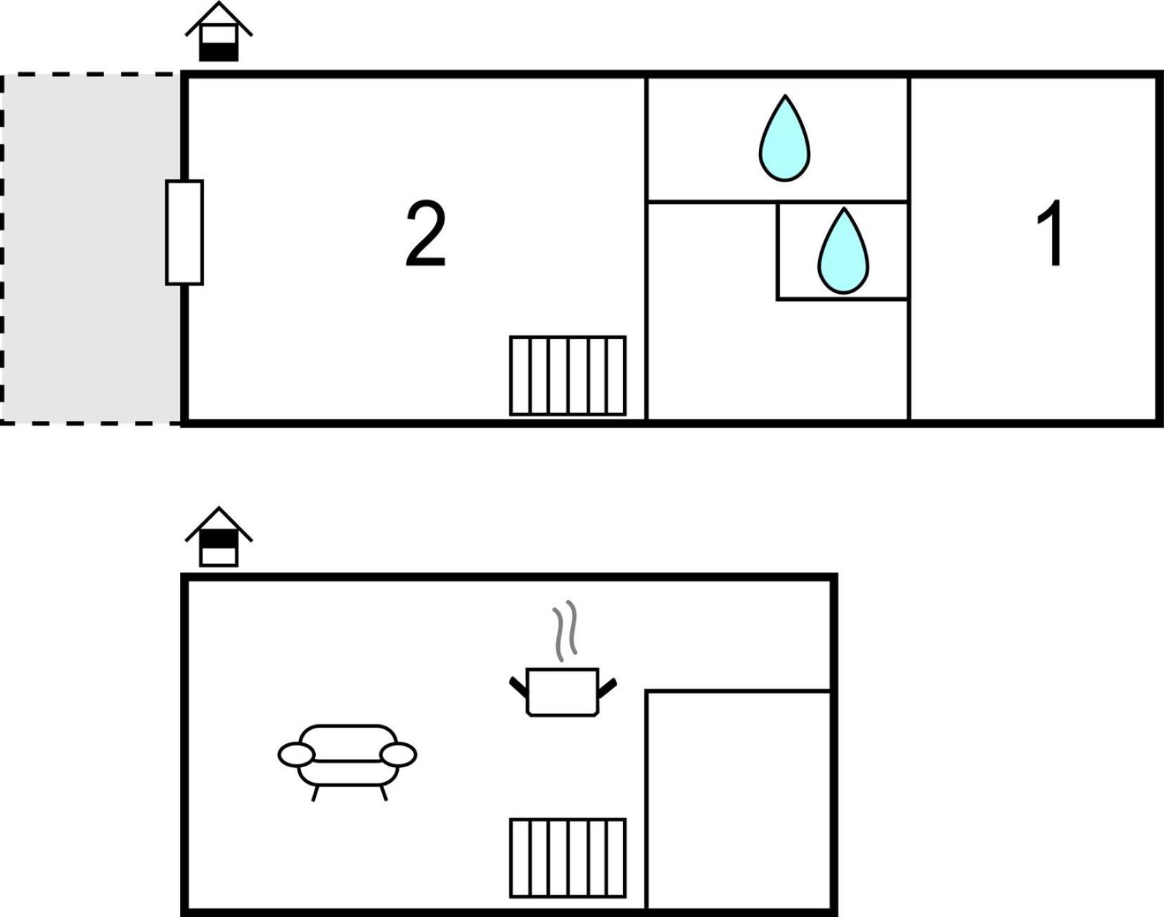 2 Bedroom Lovely Home In בראוניסה מראה חיצוני תמונה